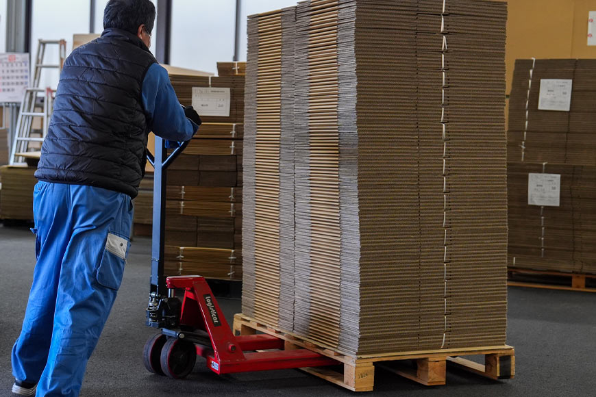 安心の納入体制